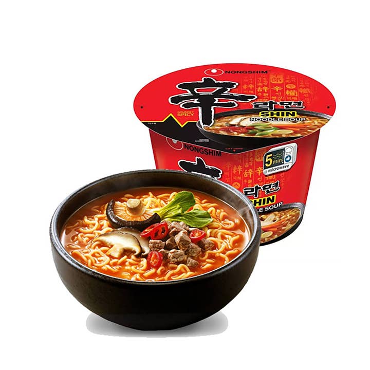 K Moitves Foods - Wholesale Ramen - Nongshim Shin Noodle Big Bowl-114g (Pack of 12 Cups)2