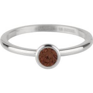 R1043 Charmin's Ring stilfuld lys stål brun for engroshandel hos Charmin's Ringen