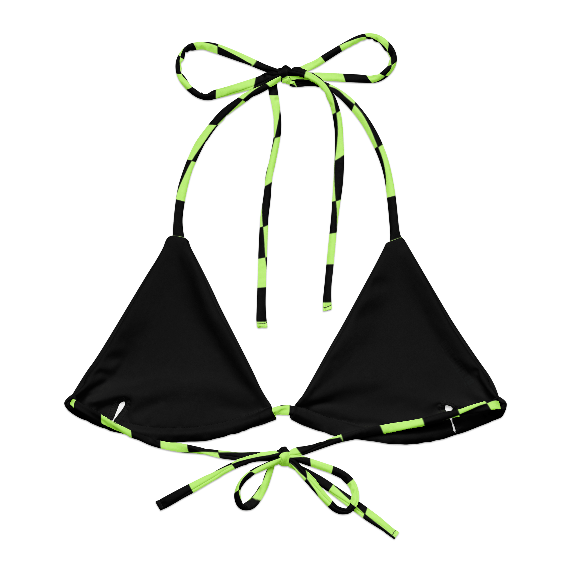 Goth Cloth Co. - Wholesale Swim Top - Women's - Toxic Tiles String Bikini Top8