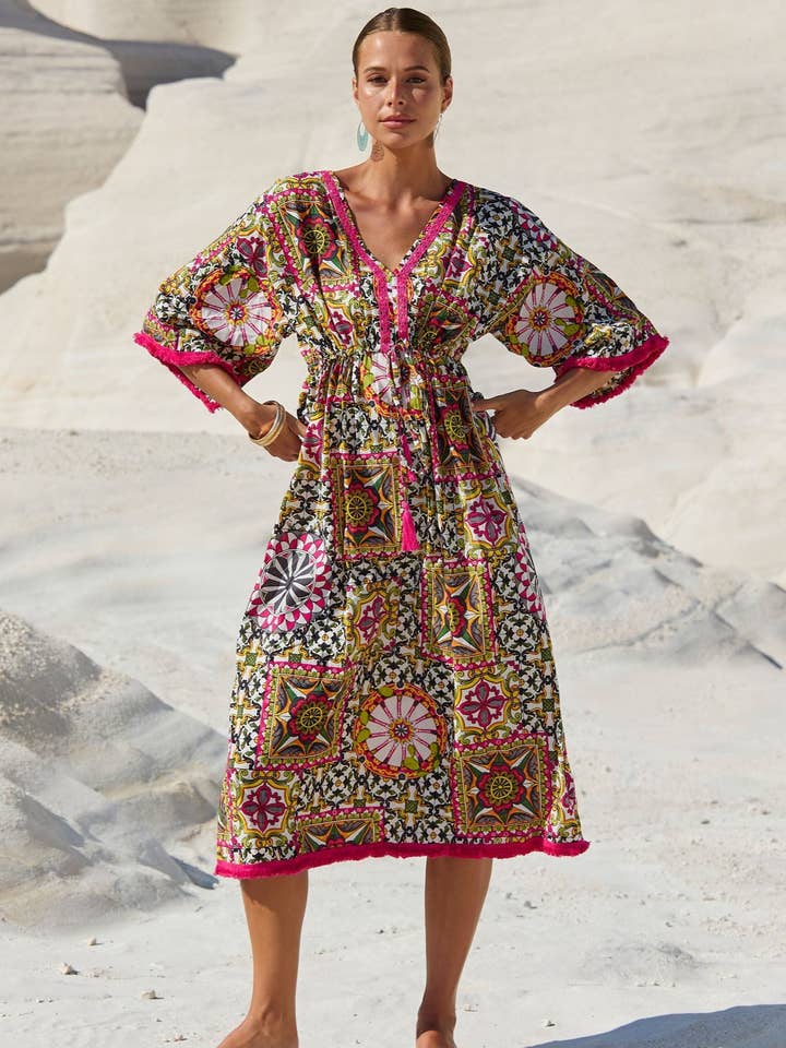 Multi Rio Dress Circus for wholesale on Faire4