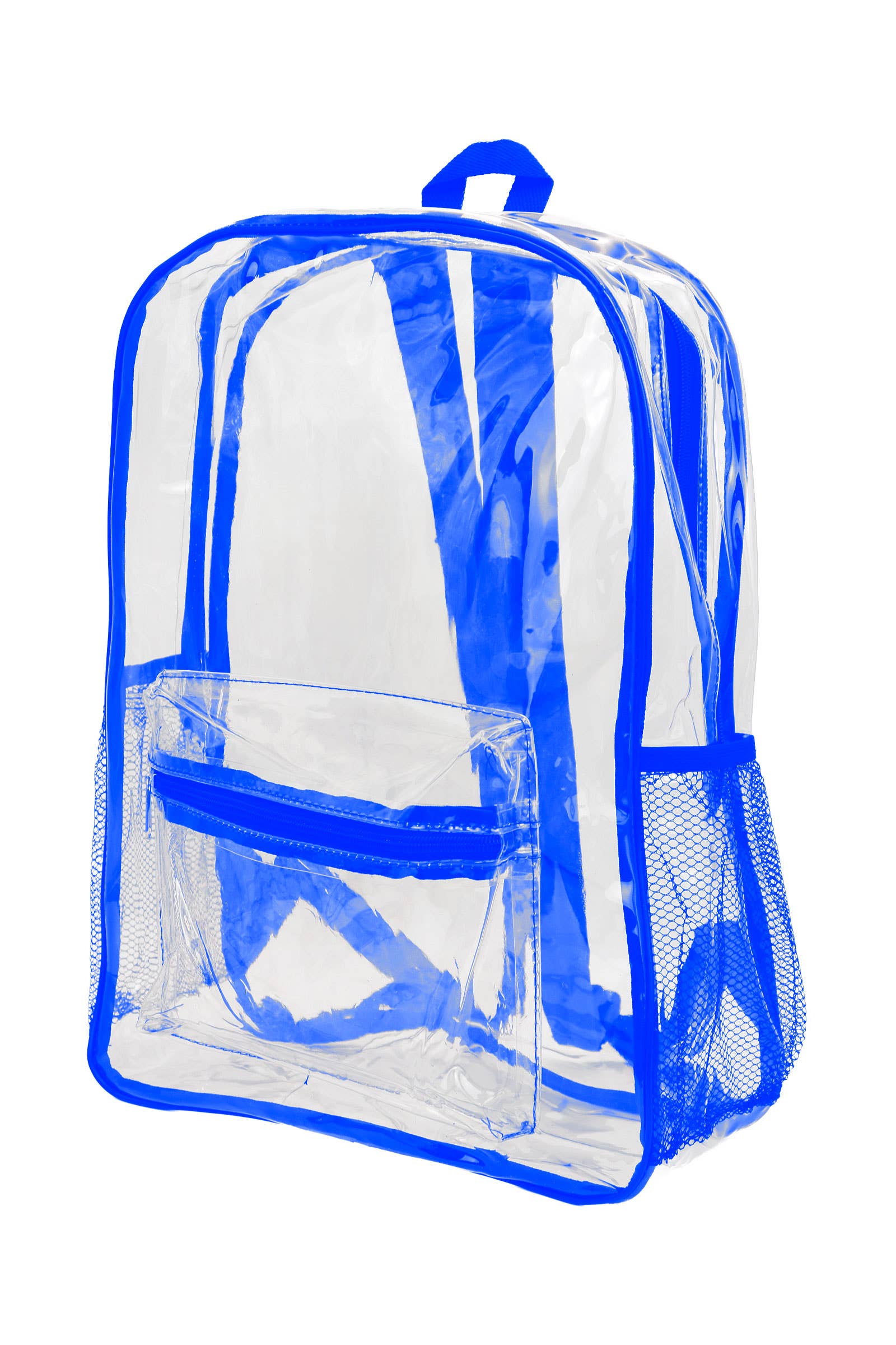 ASSORTI Sac à dos en PVC transparent avec contours colorés extra large en vente sur Faire10