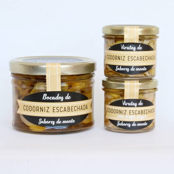 Syltede vagtelpakke. for engroshandel hos Laurel y Tomillo