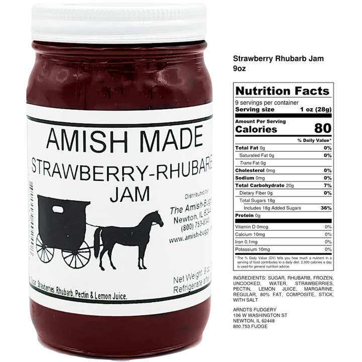 Arndt's Fudgery LLC - Wholesale Jam/Jelly - Amish made Jam and Jellies - 8 oz.2