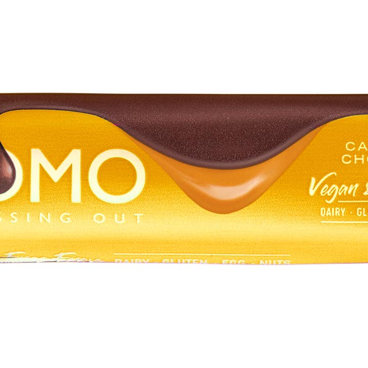 NOMO Caramel 38G - Case of 24 Bars for wholesale by Zertus UK & I
