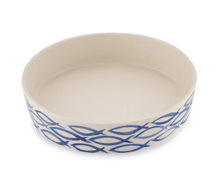 PET GREENS - Wholesale Pet Bowl - Cat/Dog - Cat print bamboo bowl1