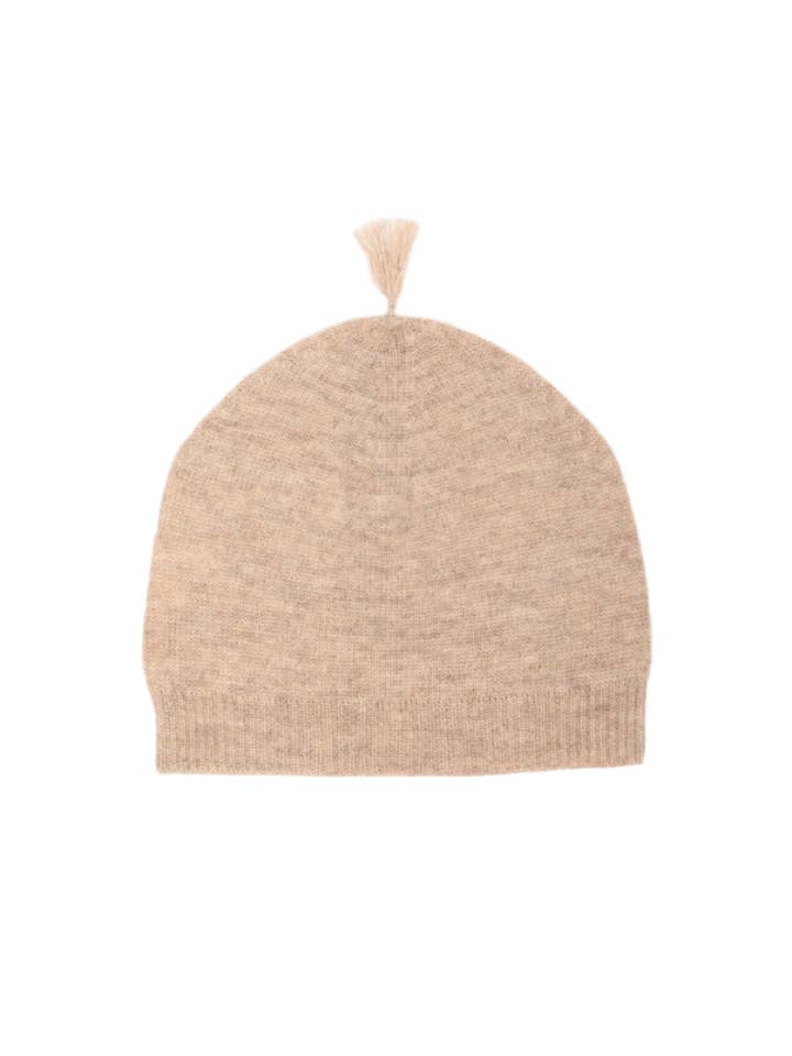 Gorro de cachemir y lana merino | Beige para venta al por mayor de Lepela