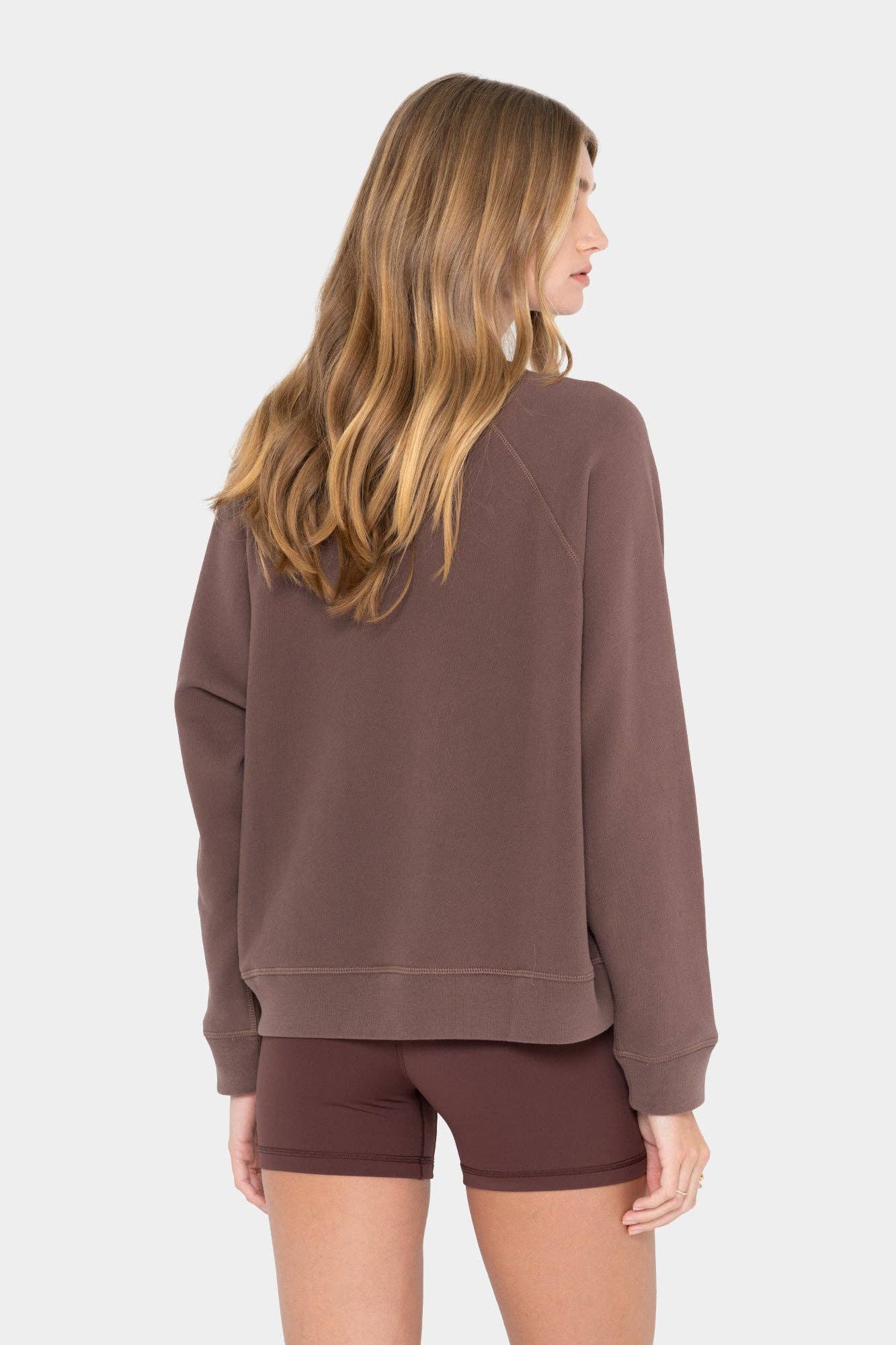 Peace Love World - Wholesale Sweatshirt - Women's - Core Crewneck Sweatshirt3