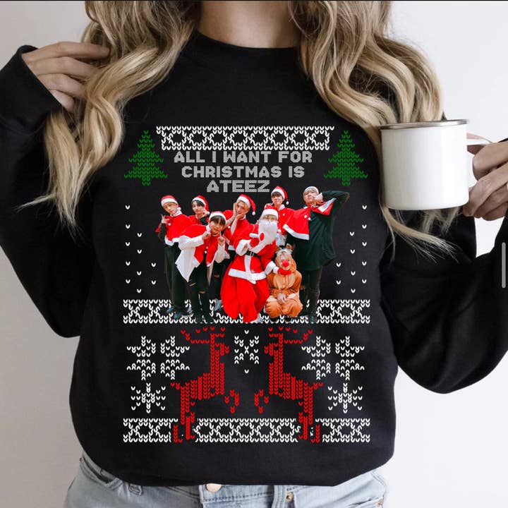 Ateez Holiday Vibes - Break The Wall with Kpop Chic for wholesale by TheKingShirt