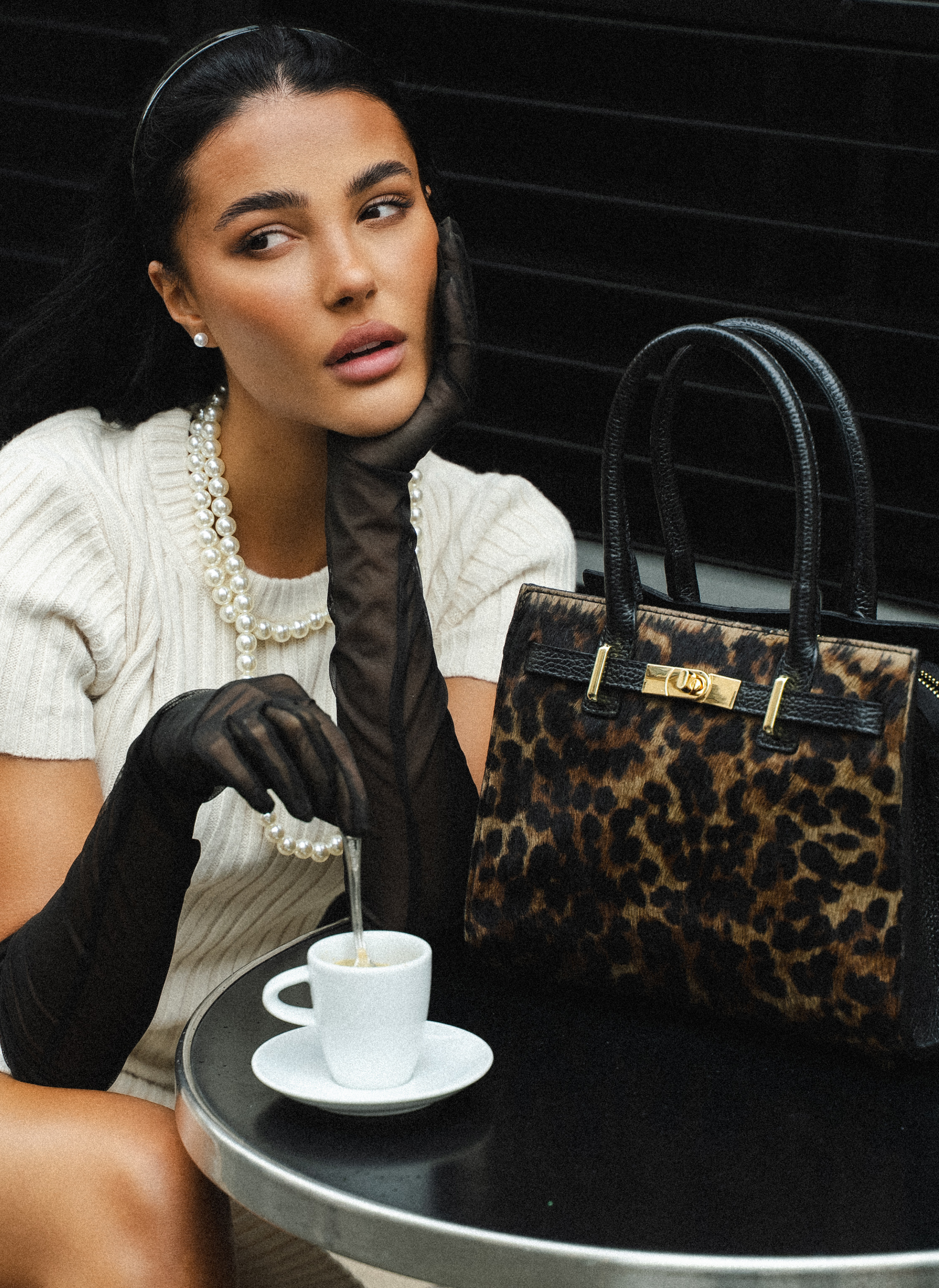 Voemièn - Venta al por mayor Bolso con asas - Mujer - Bolso Edición Limitada Grace en Piel de Potro con Estampado de Leopardo9