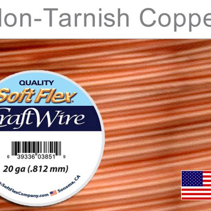 Soft Flex - Wholesale Craft supplies - Soft Flex Craft Wire - 20ga/.812mm - 30 ft/10 yd/9 m7