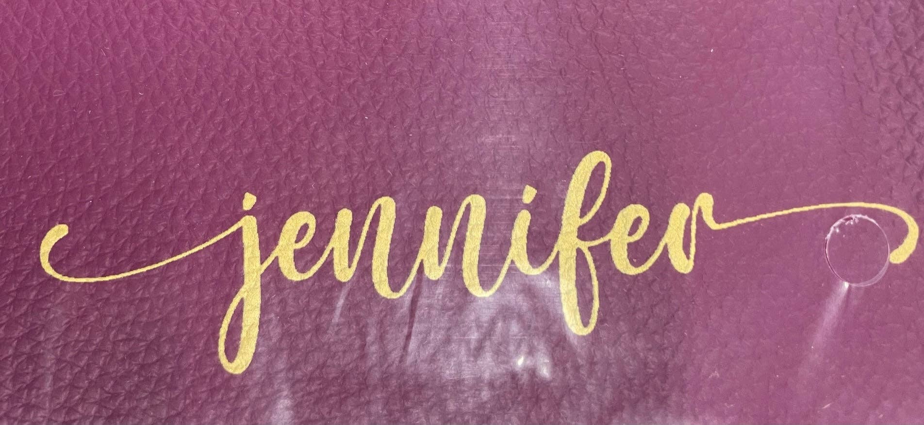 The Classy Cloth WS - Wholesale Make-up/cosmetic bag - Pebble Leather Cosmetic Bag - Monogrammed7