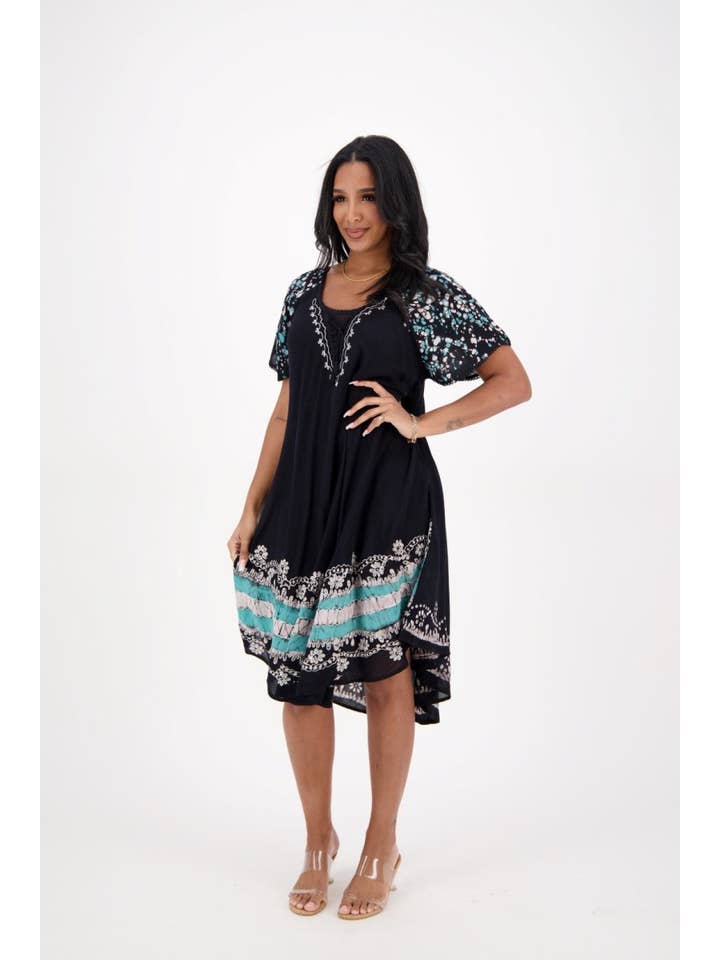 Cap Sleeve Assorted Umbrella Dresses 22124 for wholesale on Faire