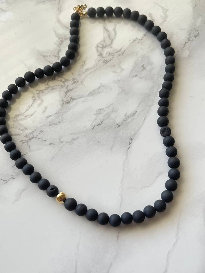 Zenobia Beaded Necklace for wholesale by Jessica Matrasko Jewelry