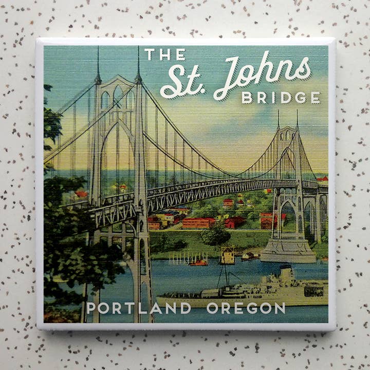 Sous-verres du pont St. Johns pour la vente par Robot Candy