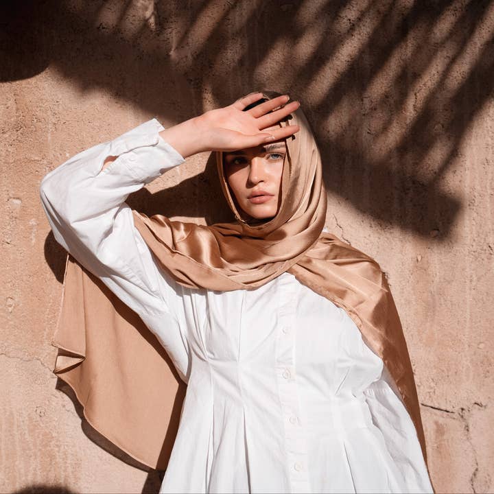 Hijab Collections – wholesale Hijab – Women’s – Ribbed Satin2