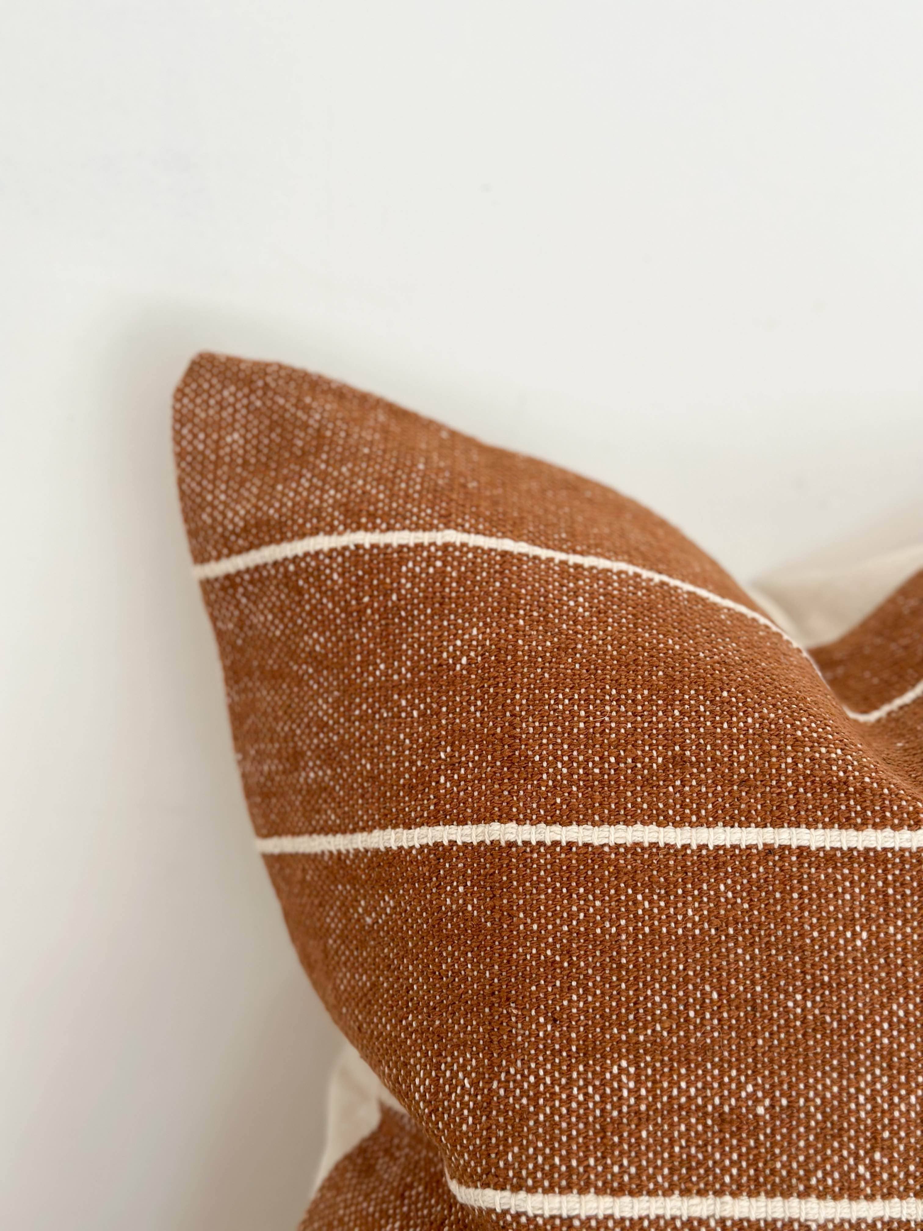 Ellenvale Trade - Wholesale Throw Pillow Cover - India Luxe Cotton Cushion Cover 2 Sizes – Rust1
