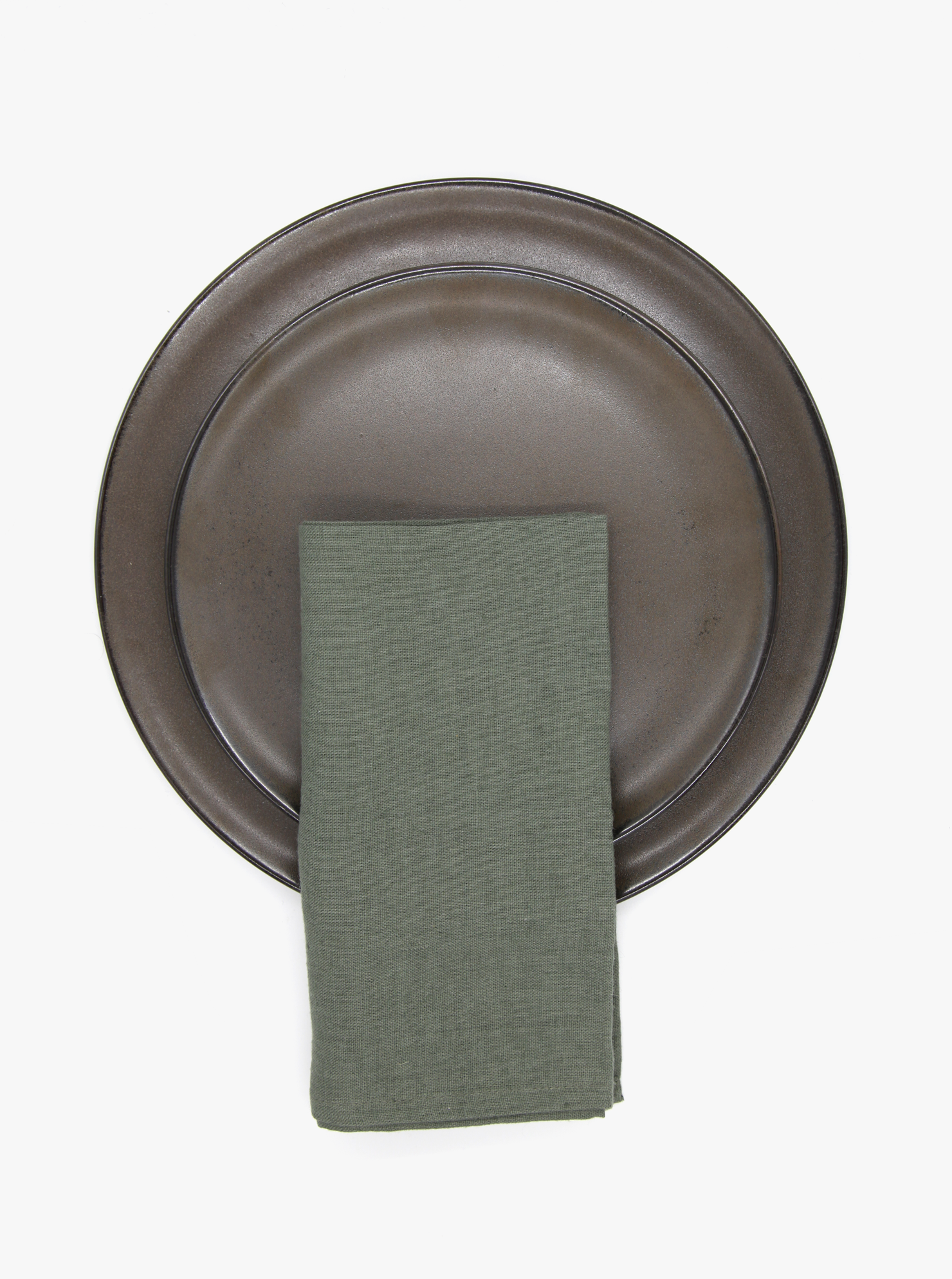 dodesign - Vendita all'ingrosso Tovaglioli da tavola in stoffa - Set da 2 tovaglioli in lino Nordic Moss Green11