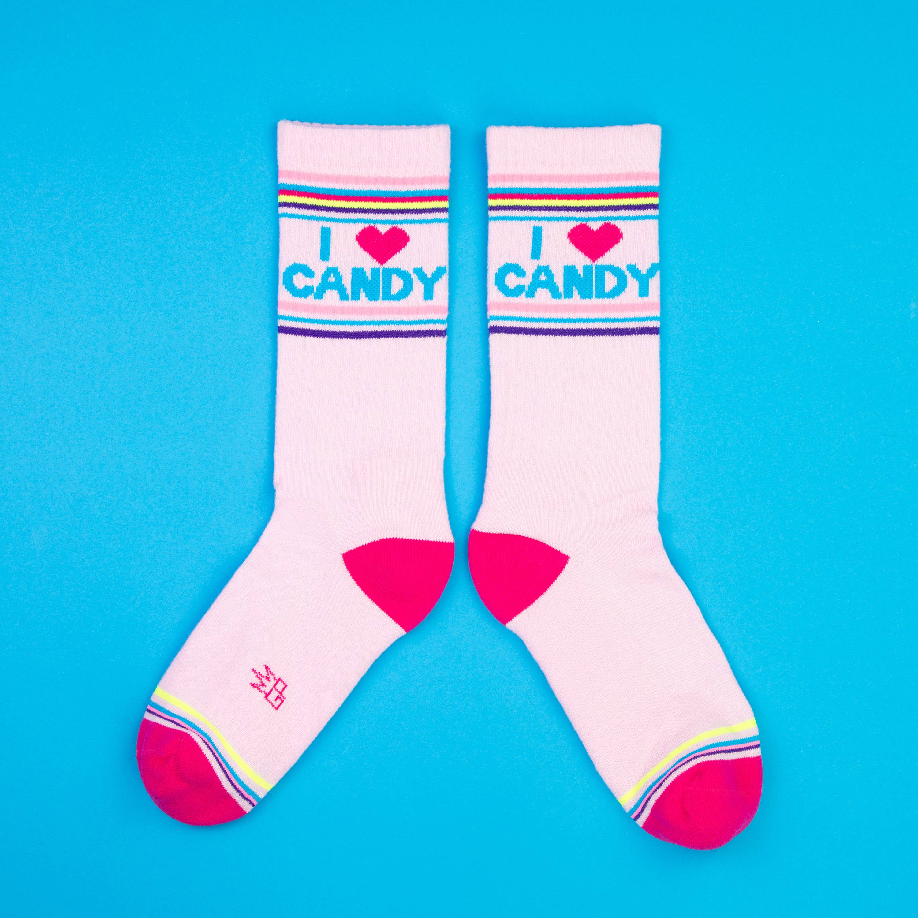 Gumball Poodle – wholesale Socks – Unisex – I ❤️ Candy Gym Crew Socks4