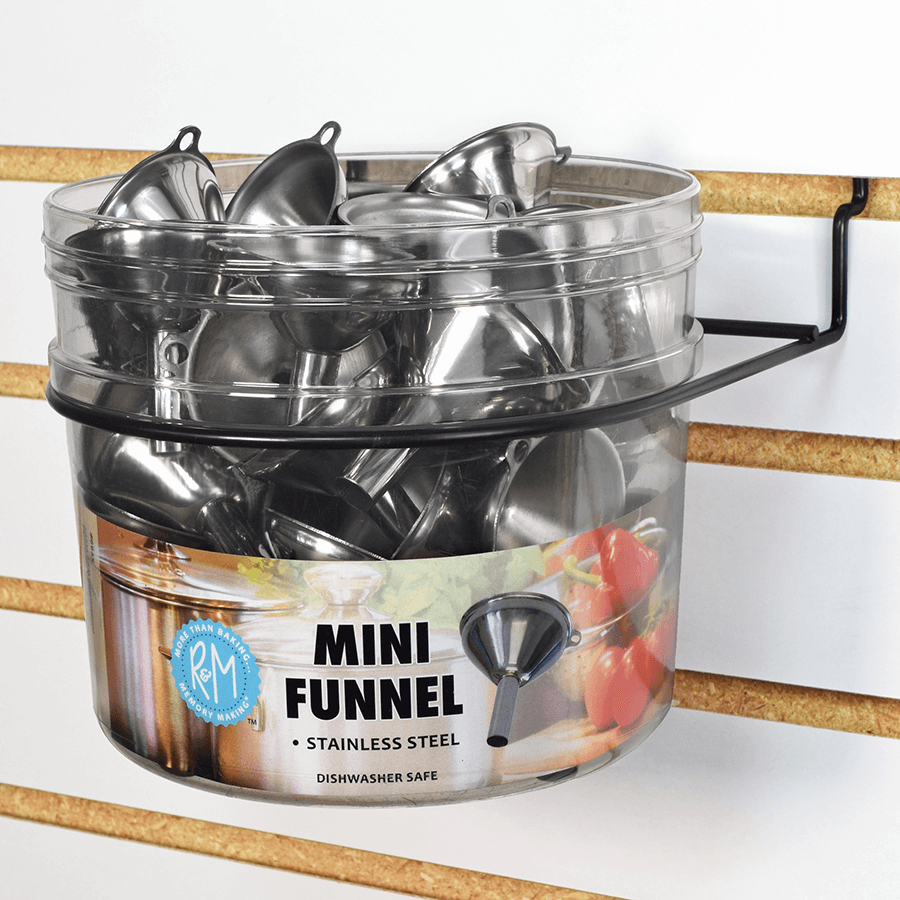 R&M International - Wholesale Funnel - Wall Bucket Refill Funnel Stainless /481