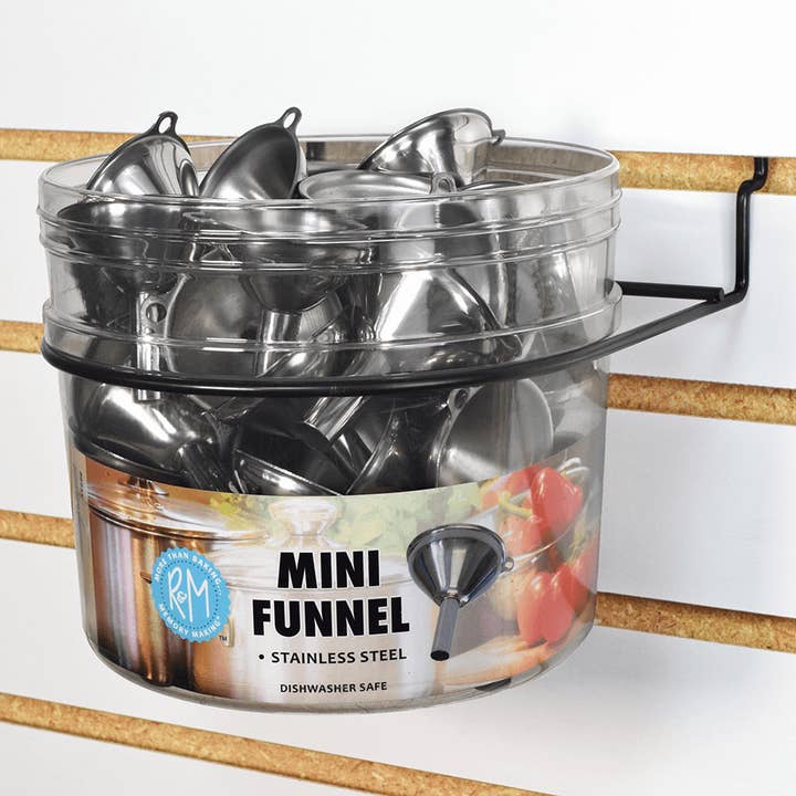 R&M International - Wholesale Funnel - Wall Bucket Refill Funnel Stainless /481