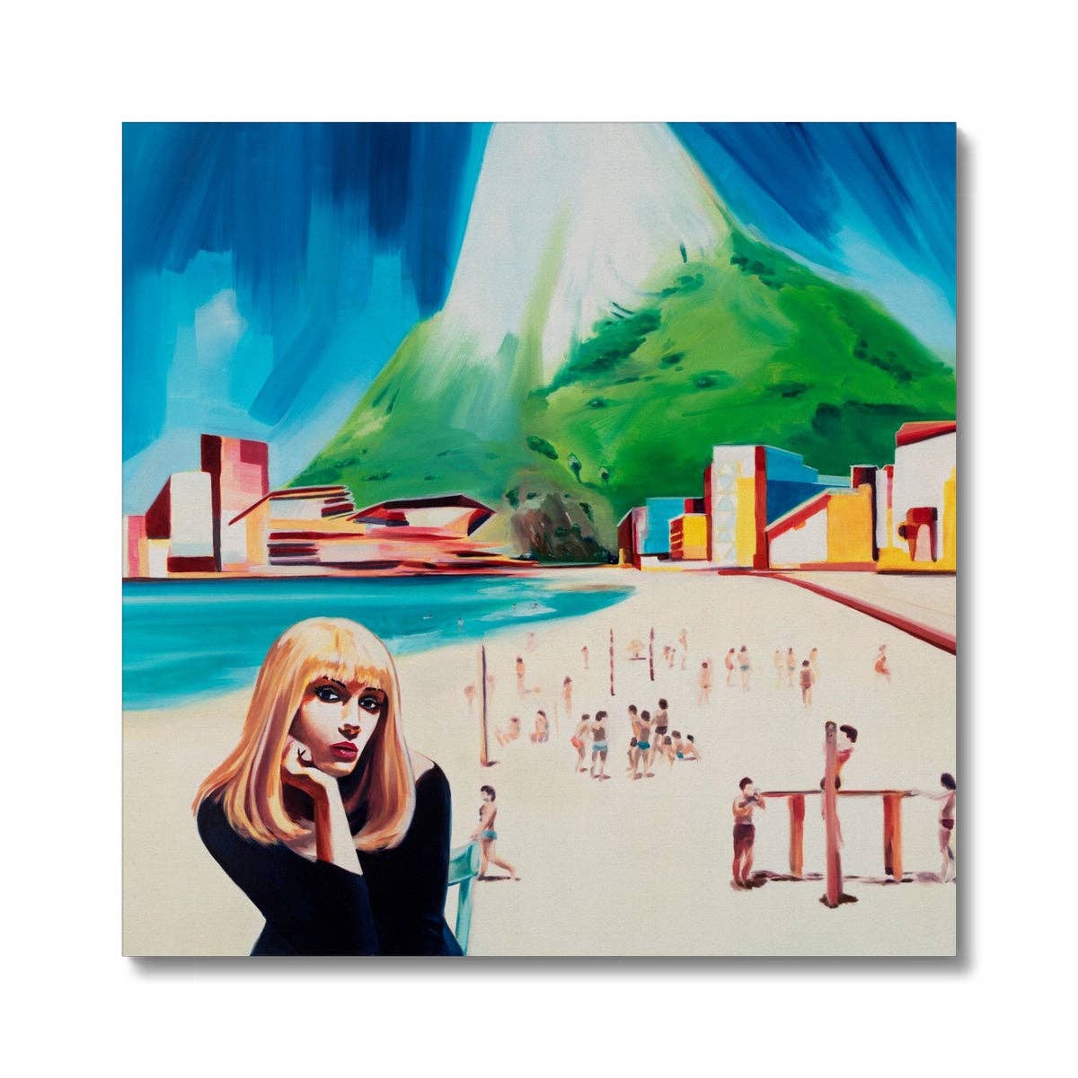 Jay Bower - Wholesale Kunstprint - Leblon Beach Canvas0