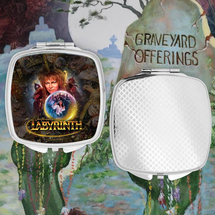 Miroir Compact Labyrinthe pour la vente par Graveyard Offerings
