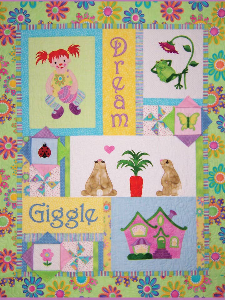 Cutie Patootie Quilt Pattern - Finished Size 48" x 60" for wholesale by Hissyfitz Designs