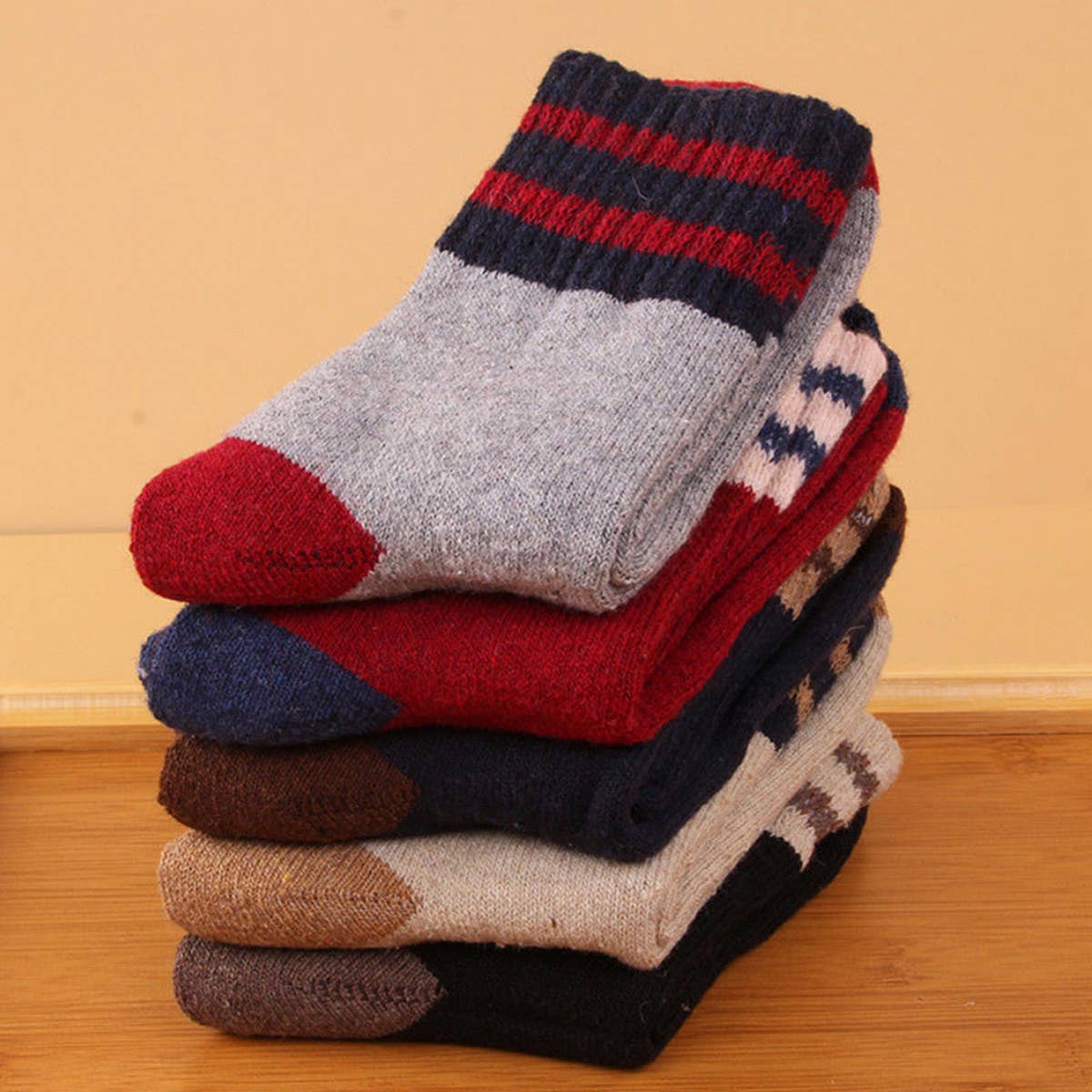ACCITY - Wholesale Socks - Unisex - 2024 NEW LOVE DEER RABBIT 5 PAIRS SOCKS_CWMS07003