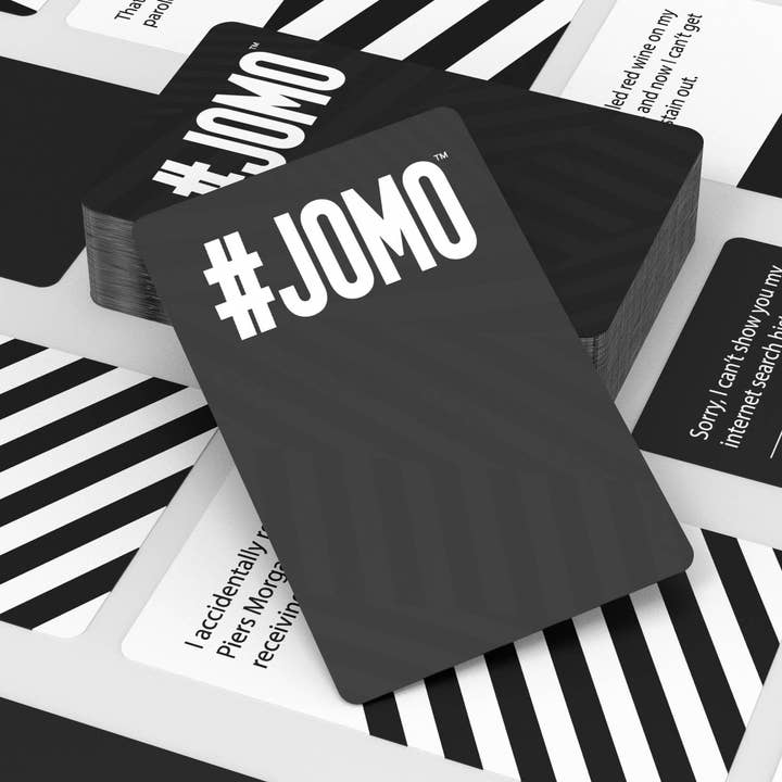 #JOMO (Joy Of Missing Out) Card Game for wholesale by Bubblegum Stuff UK