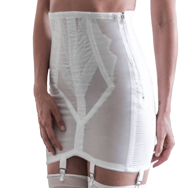 Estilo 1294 | Cinta de Cintura Alta com Fundo Aberto | Modelagem Extra Firme | Fecho Lateral com Zíper + Gancho por atacado de Rago Shapewear