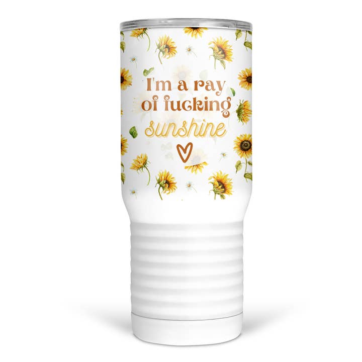 I'm A Ray Of Fucking Sunshine 20 Oz Travel Tumbler for wholesale by tcbco