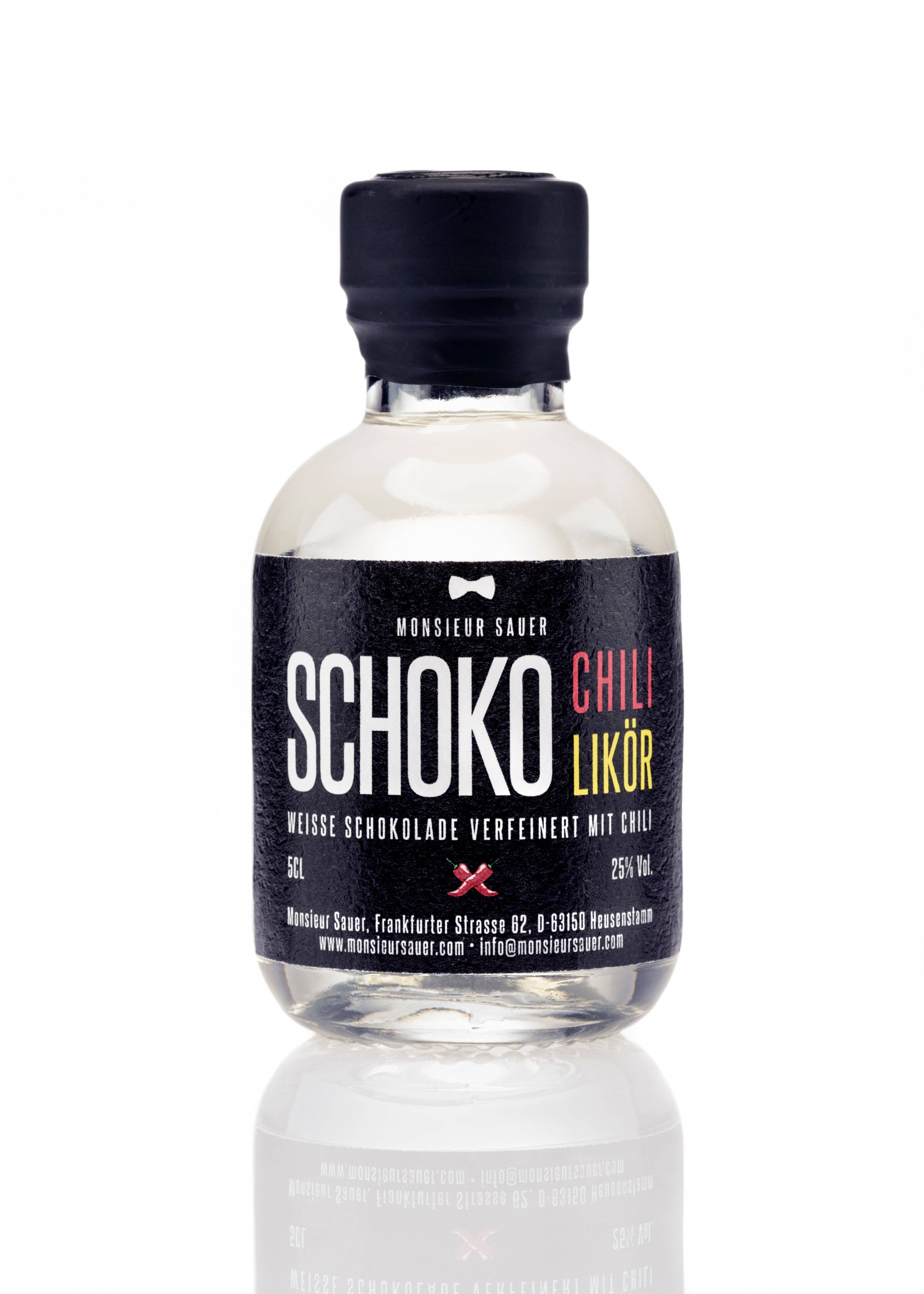 Monsieur Sauer Spirituosen - Wholesale Liqueur - Chocolate chilli liqueur [white chocolate]1