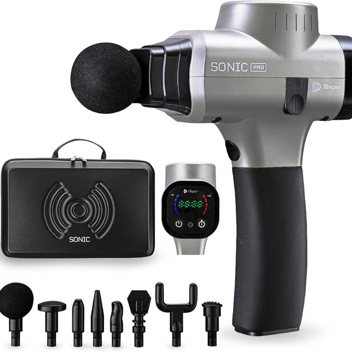 LifePro - Wholesale Body Massager - LifePro Sonic Pro Massage Gun – Deep Tissue Percussion 8