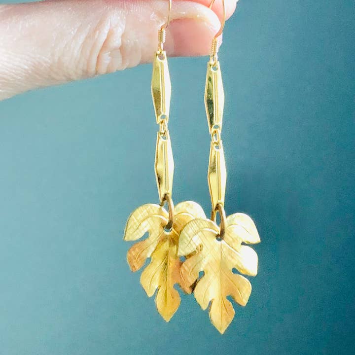 Orecchini Ella per la vendita all'ingrosso da parte di Rust and Pearls