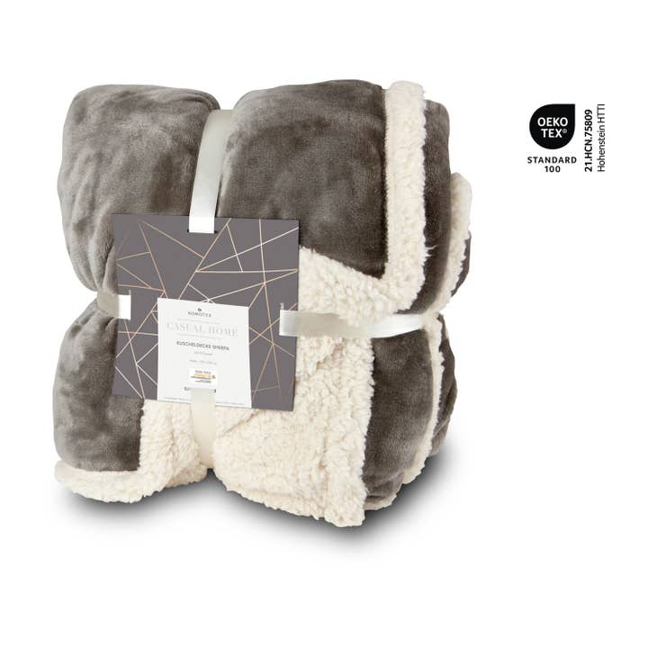 Sherpa Tæppe — 150 x 200 cm, 430gsm for engroshandel hos ROEMER WELLNESS