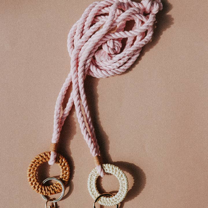 DayCrafter - Wholesale Lanyard - Women's - Rattan Keychain Lanyards - Macrame Lanyard - Boho Lanyard14