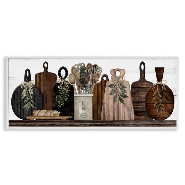 Träkökssaker Inramad Giclee för wholesale av Stupell Industries