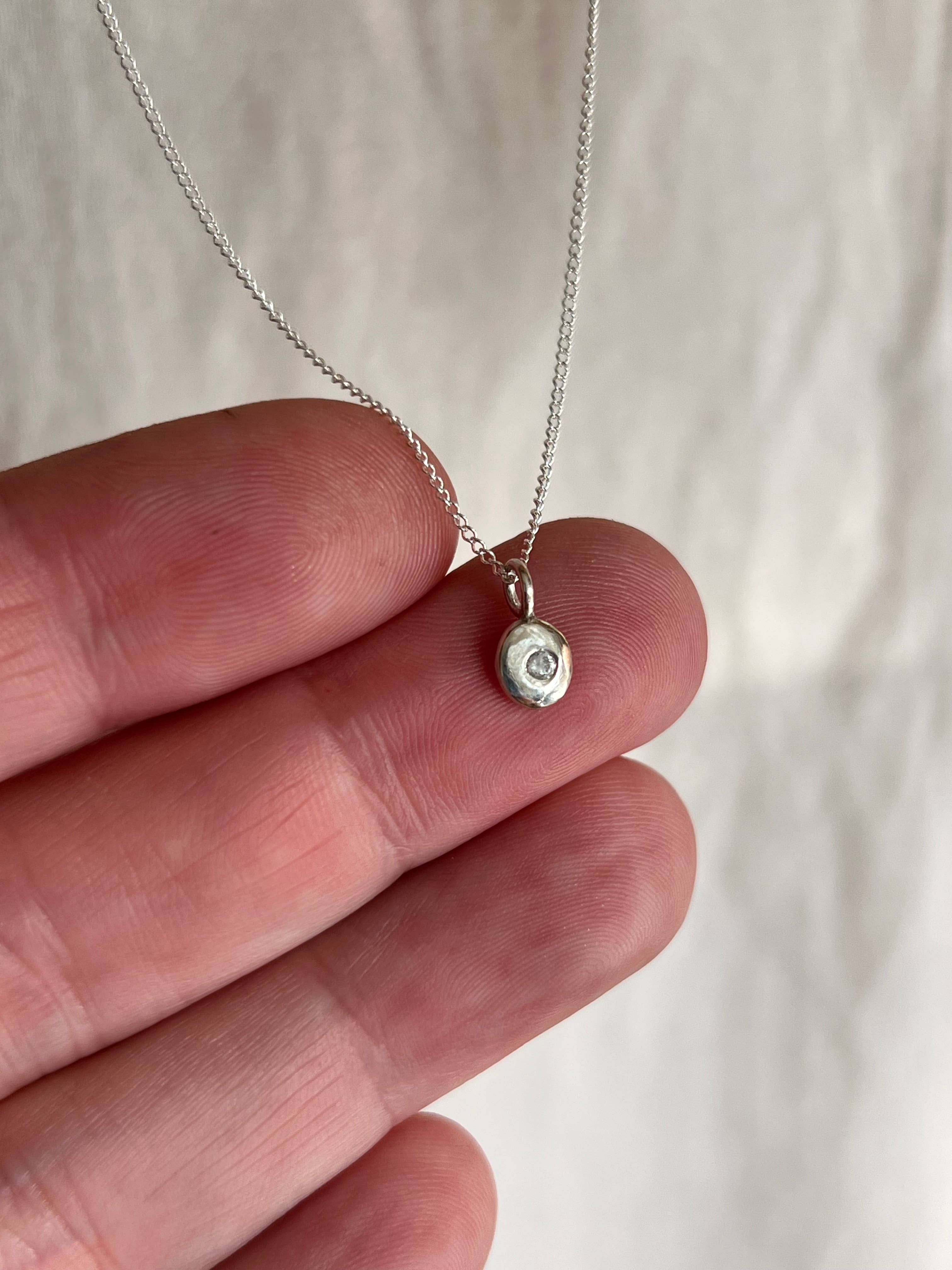 Rebekah J. Designs - Wholesale Pendant/Charm Necklace - MOON BLOB3