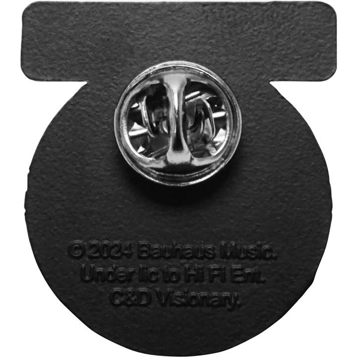 Square Deal Recordings & Supplies - Wholesale Lapel Pin/Button - Enamel Pin - Bauhaus - Classic Black And White Logo