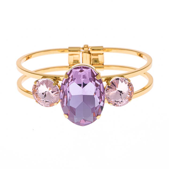 Sparkle Jems Oval Bracelet for wholesale by Principessa Glam