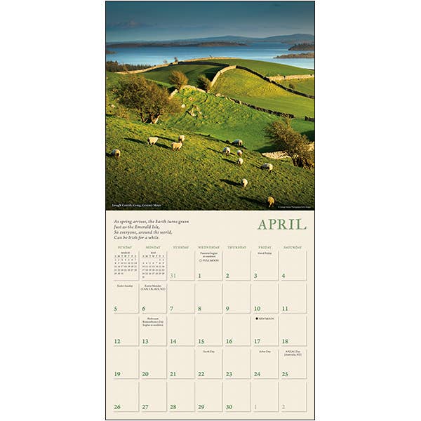 Sellers Publishing - Wholesale Calendar - The Spirit of Ireland 2026 Wall Calendar4