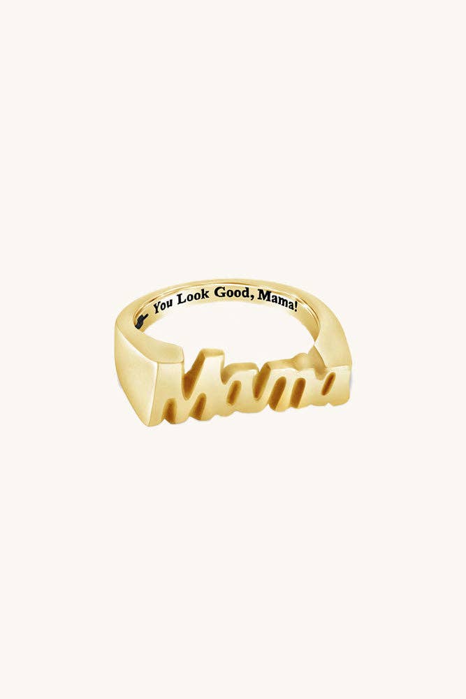 Sierra Winter Jewelry - Wholesale Band/gestapelde ring - Mama Ring - Goud4