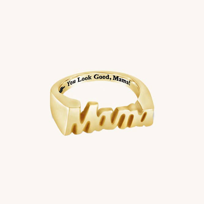 Sierra Winter Jewelry - Vente Anneau/bague à empiler - Bague Mama - Or4