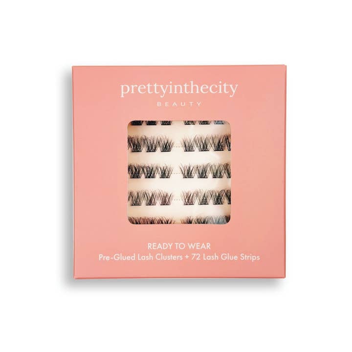 Chloe – Pre-Glued Lash Clusters, 60-pc Lash Set with Refill Strips *NEW* for wholesale by Pretty In The City Beauty