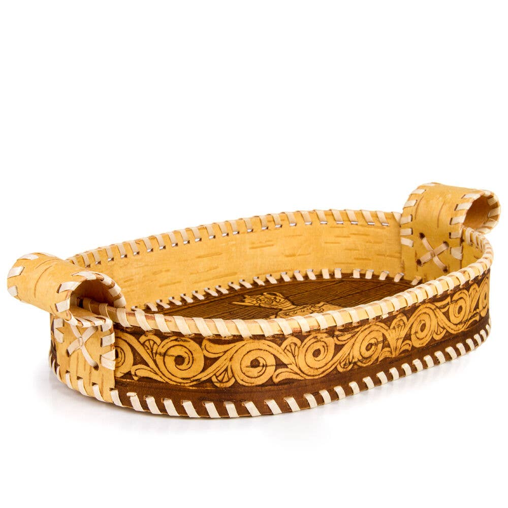 STP - Wholesale Basket - Birch Bark Bread and Pastry Basket0