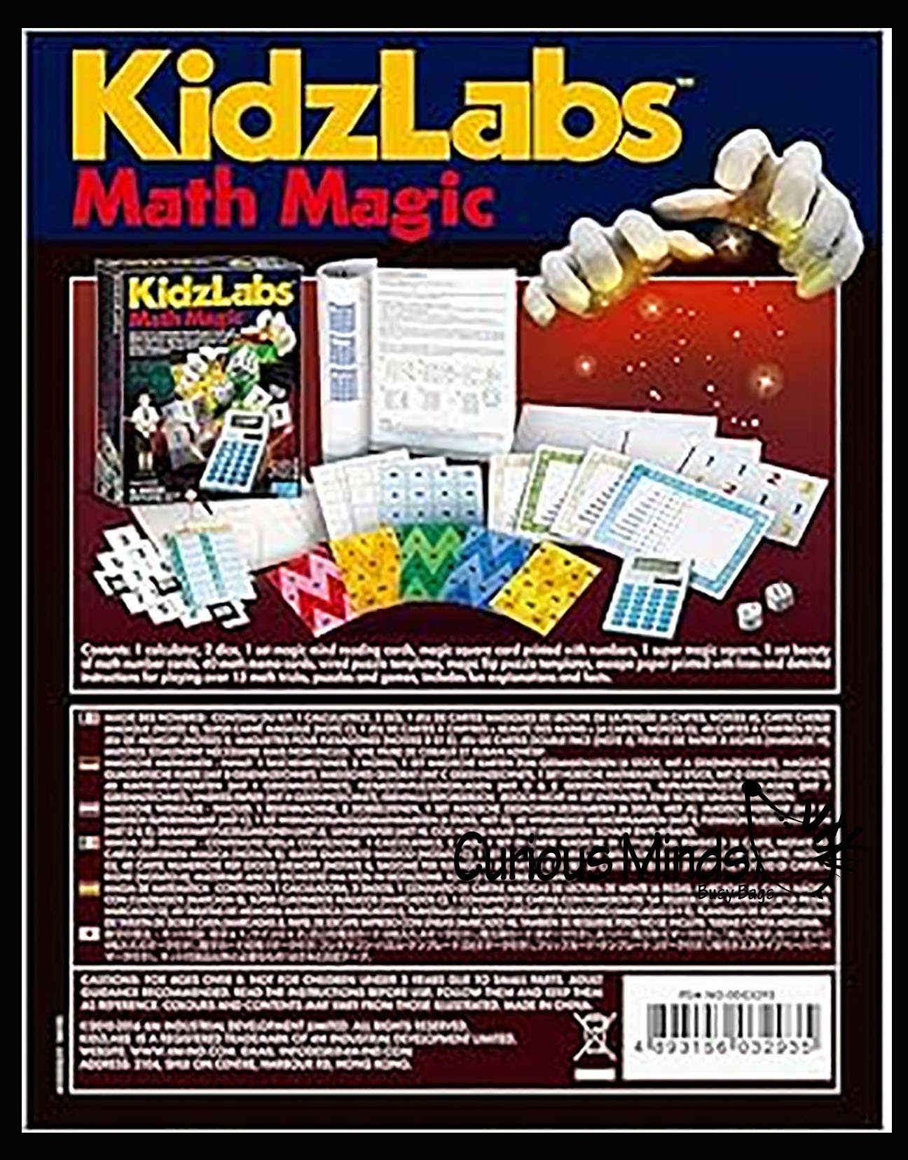 Curious Minds Toys - Wholesale Toy Set - Kids - Math Magic - 4M Kidz Labs Numbers and Math Magic Tricks Lear2