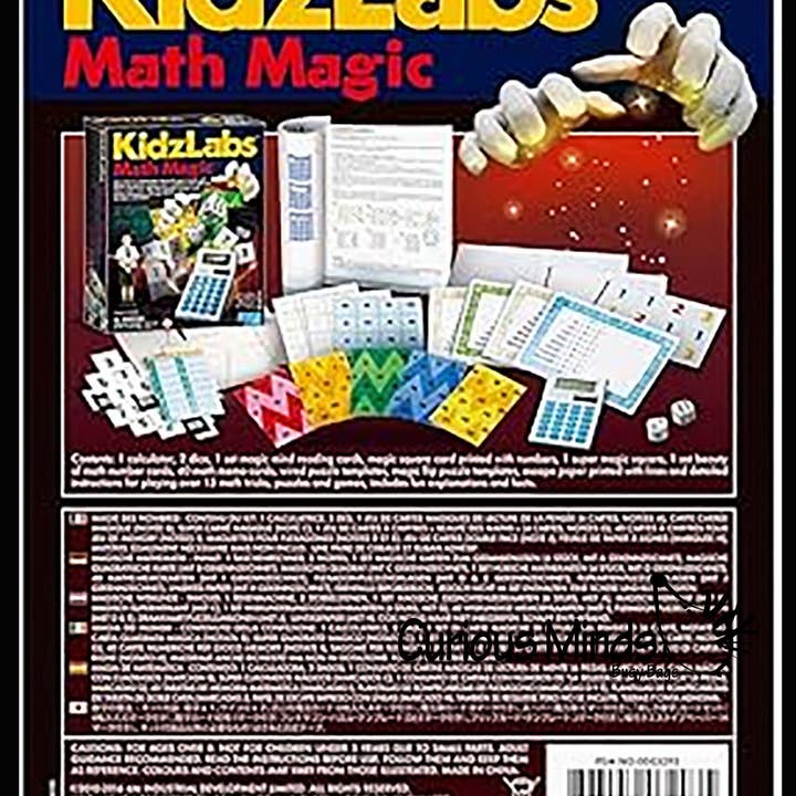 Curious Minds Toys - Wholesale Toy Set - Kids - Math Magic - 4M Kidz Labs Numbers and Math Magic Tricks Lear2