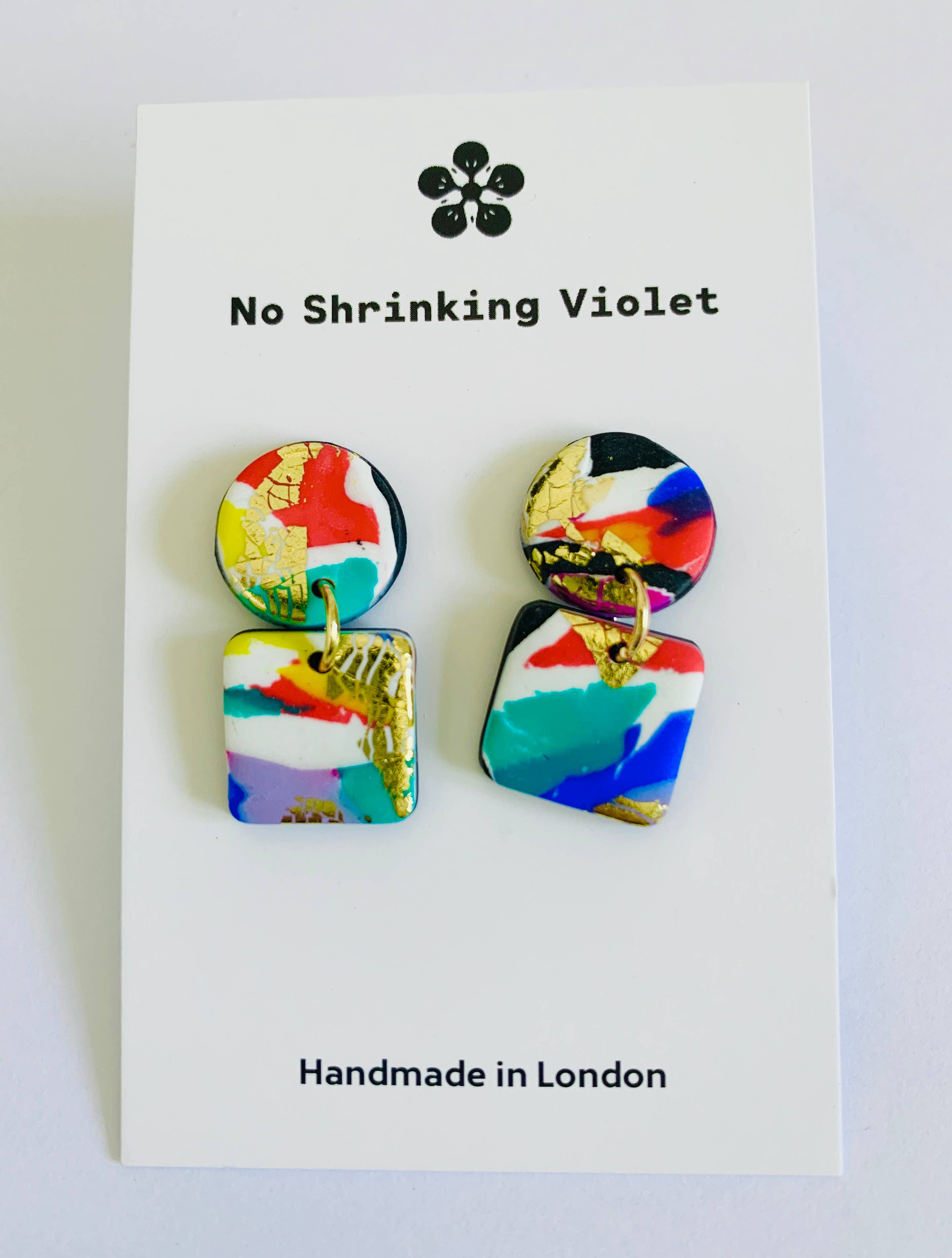 No Shrinking Violet - Wholesale Dangle Earrings - 80s - Mini  Earrings2