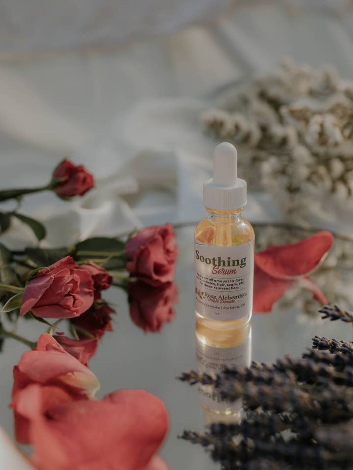 Soothing Serum - Facial Oil Moisturizer for wholesale by Rose Alchemista Botanical Skincare