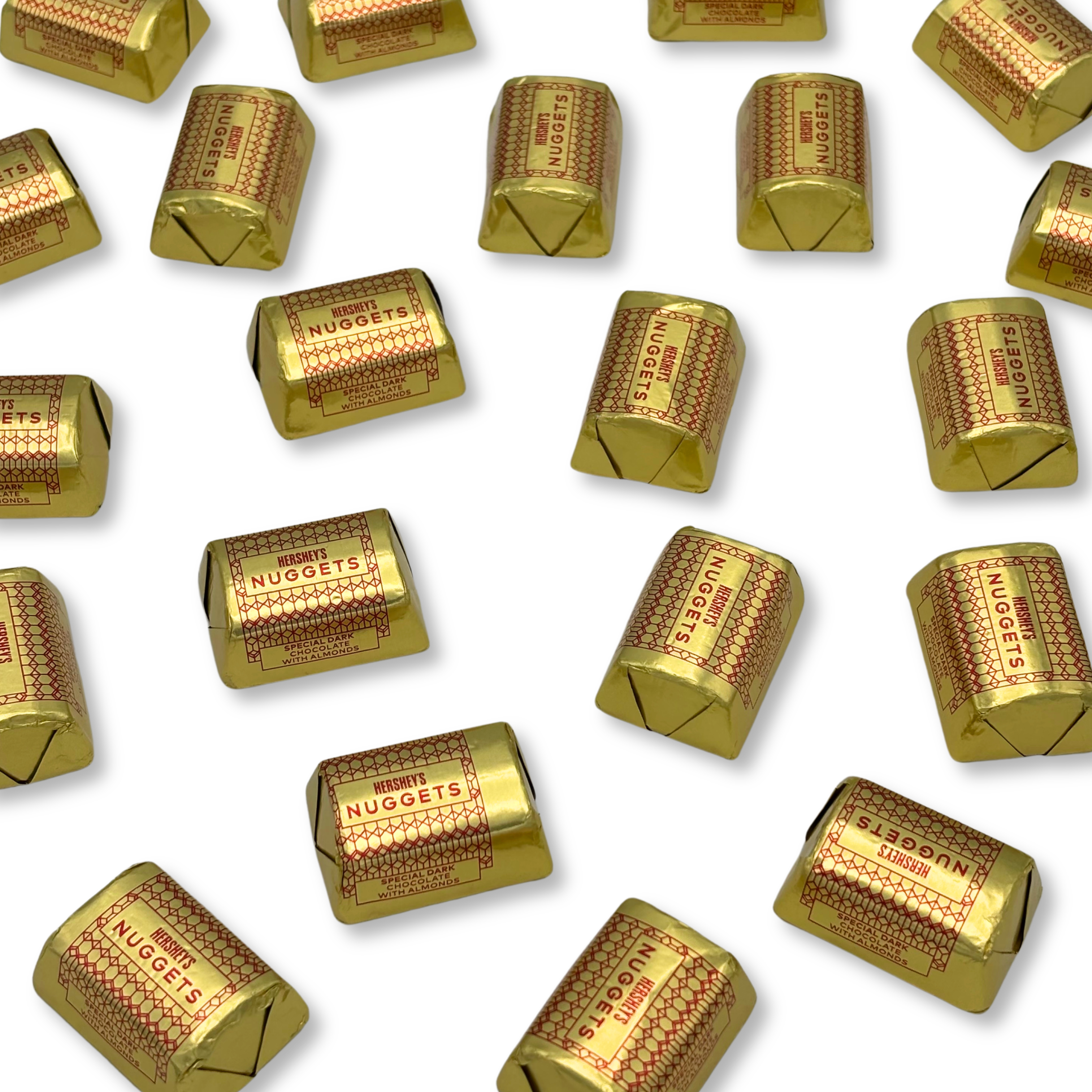 Candy In Bulk - Vente Chocolat - Hershey's Nuggets Chocolat Noir Spécial Doux avec Amandes – Sac Économique en Vrac1